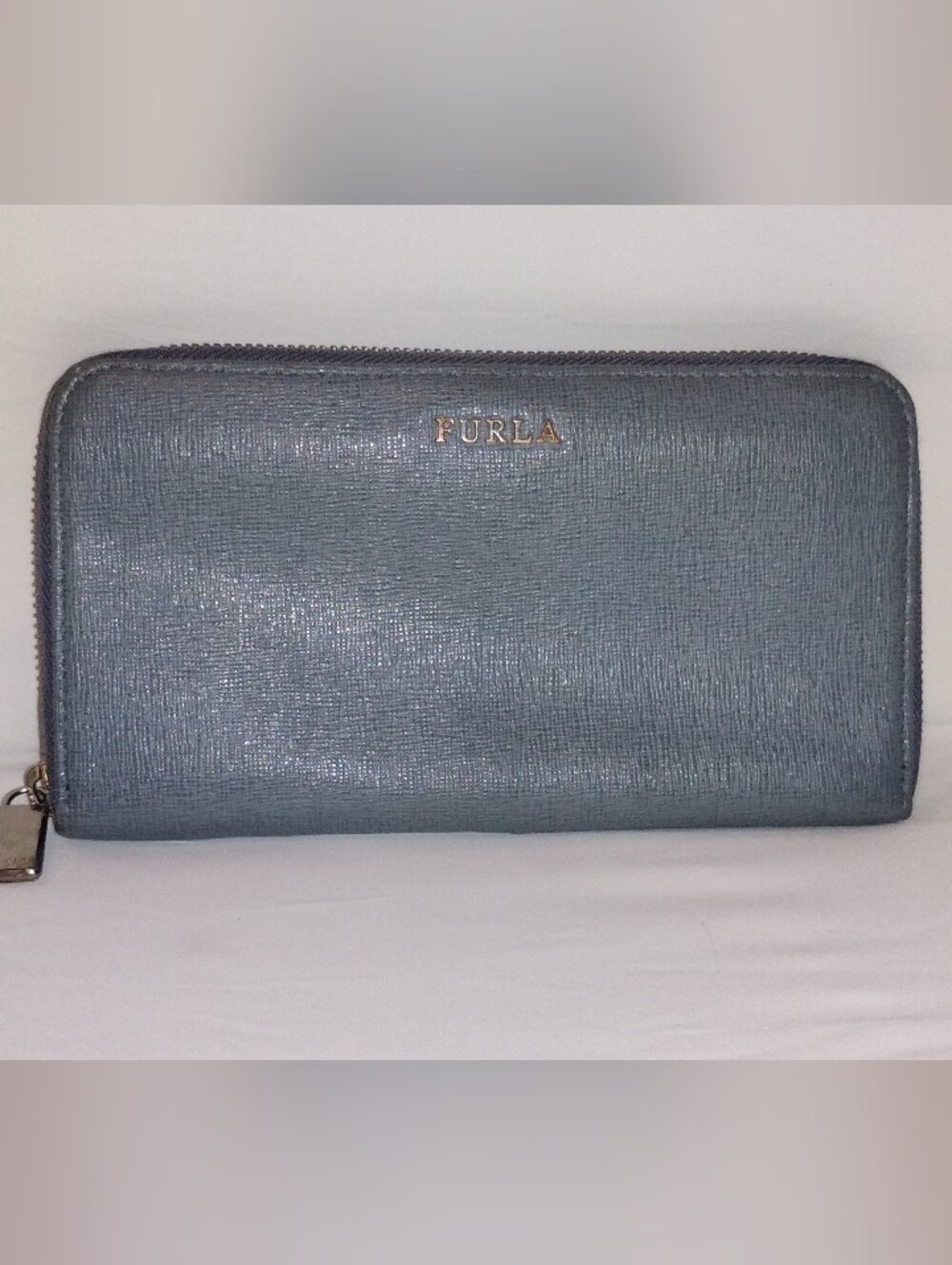 Furla Saffiano Leather Zip Wallet
